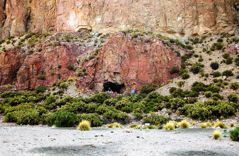 The Cueva del Chileno in Bolivia where the bundle was found.